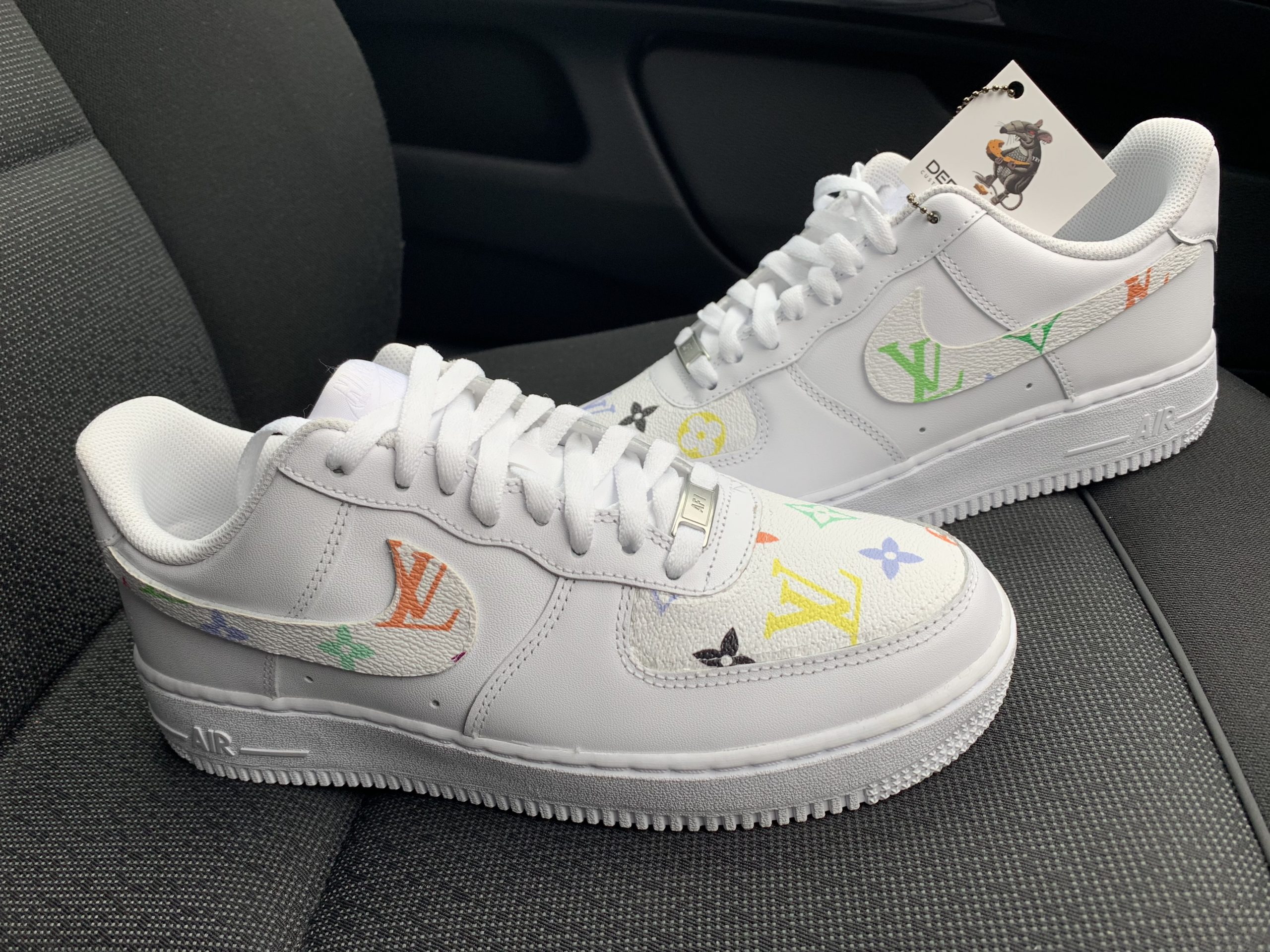 WHITE MULTI COLOR LV AIR FORCE 1