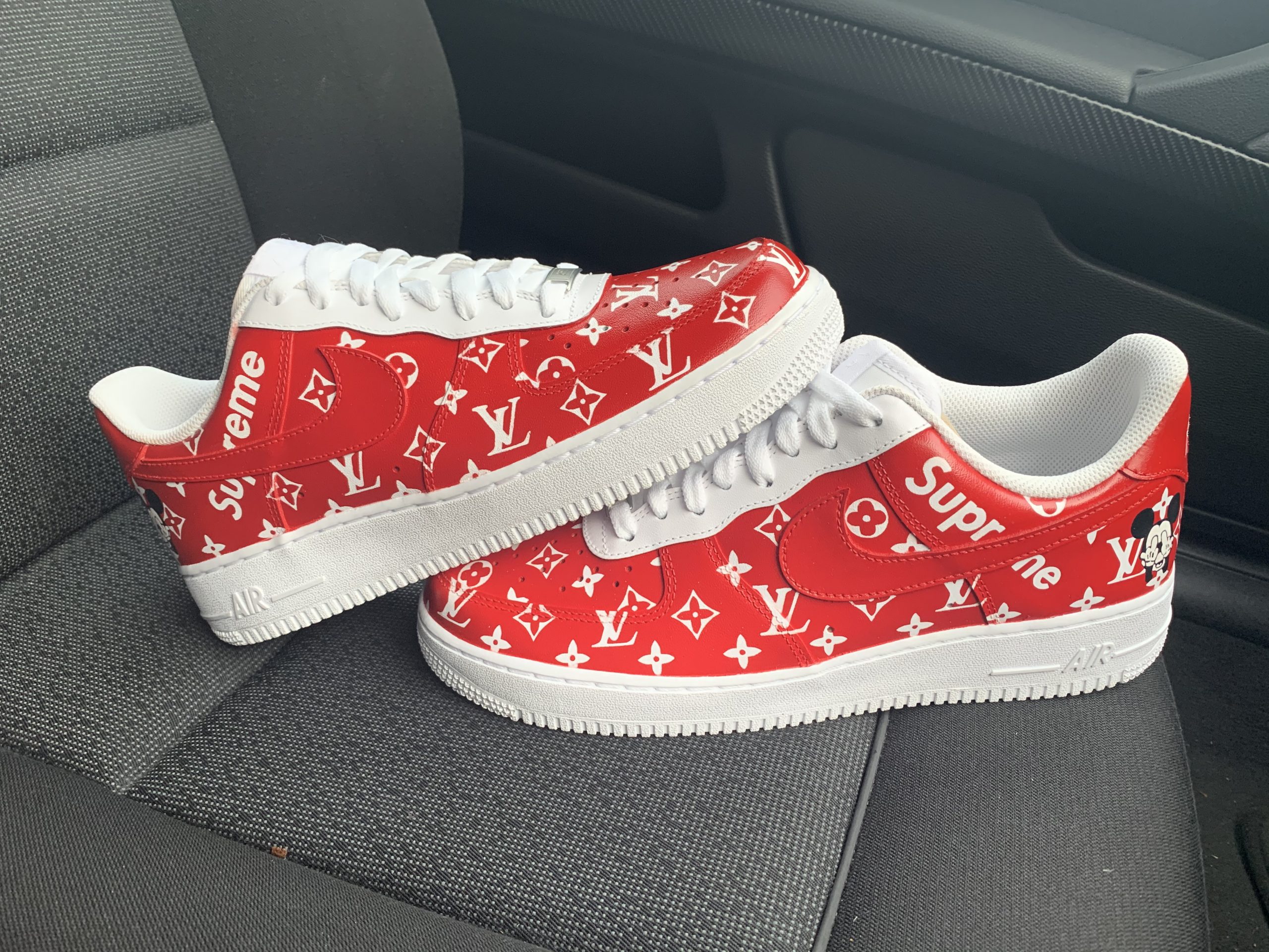 air force 1 supreme red