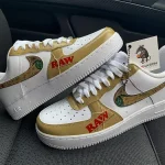 Raw Air Force 1- Custom Nike Air Forces