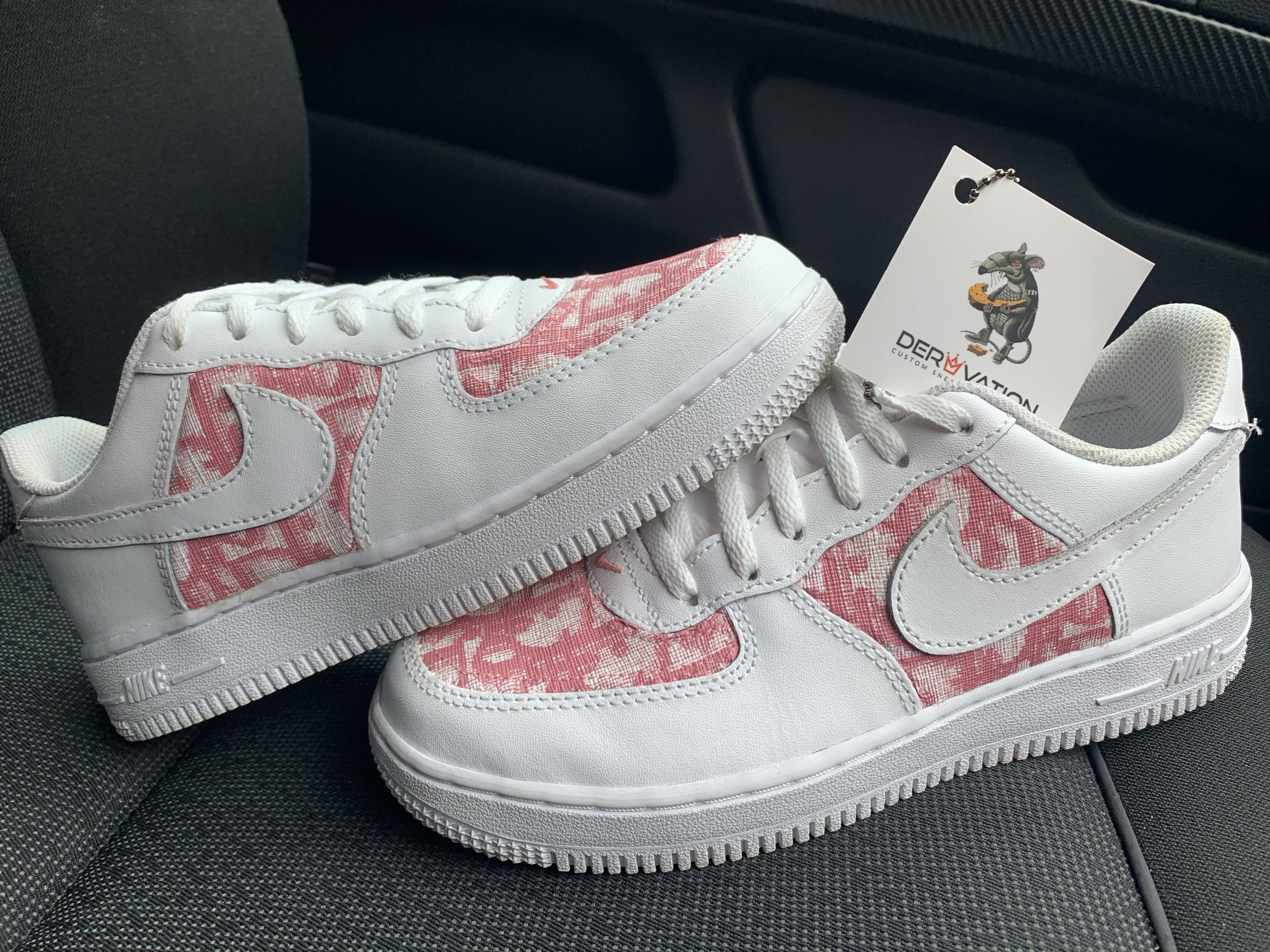 pink dior air force ones