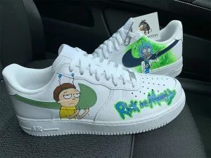 Rick and Morty Air Force 1 -Custom Nike Air Force 1 Sneakers