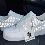 Custom Reflective Dior Air Force 1- customised airforce 1 , Af1 custom , custom sneakers customised sneakers , personalised nike shoes , reflective airforce 1 , glow in the dark custom shoes , custom sneakers reflective , dior airforces , dior custom sneakers , custom shoes with dior, reflective airforce 1 custom , customised af1 nike , custom nike shoes , personalised trainers , derivation customs