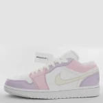 Pink and Lilac Jordan 1 - custom nike air jordans , jordan 1 low pink, jordan 1 low lilac , painted shoes, custom jordan 1 low , customised jordan lows, jordan 1 low customs , customised sneakers, custom shoes, personalised sneakers, personalised trainers, custom design footwear, painted kicks, custom kicks, pink trainers, pink shoes, pink jordan 1 low, pink jordan lows , custom air jordan, derivation cutoms