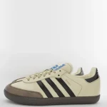Custom coffee dye Adidas Sambas, custom adidas, custom, sneakers, derivation customs, custom shoes, customize shoes, create your own adidas, bespoke, cusomt samba,dye, cofee dye, brown, yellow