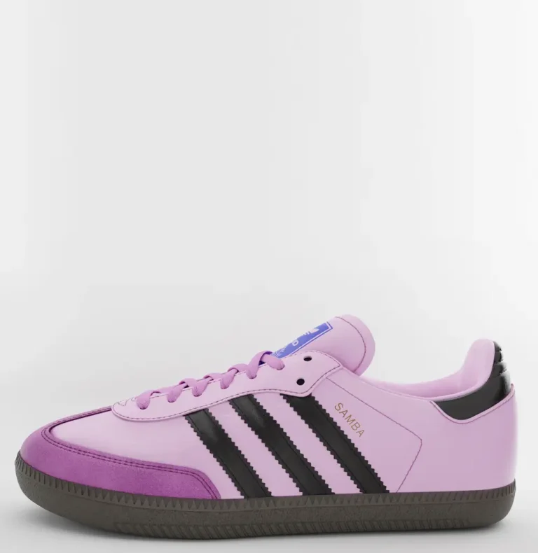 Custom pink dye Adidas Sambas, custom adidas, custom, sneakers, miami, mls, derivation customs, custom shoes, customize shoes, create your own adidas, bespoke, cusomt samba,dye