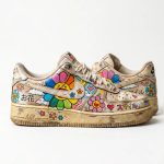 Distressed Murakami Air Force 1 side profile main image
